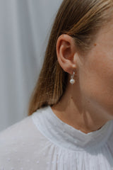 Charlotte Penman Gold Coco Pearl Drops Earrings