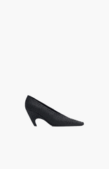 Camilla And Marc Black Wave Textured Pump