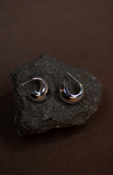 Zoe & Morgan Sterling Silver Cira Hoops