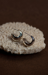 Zoe & Morgan Sterling Silver Cira Hoops