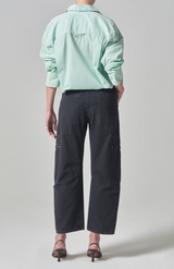 Citizens Of Humanity Washed Black Marcelle Low Slung Cargo Pant