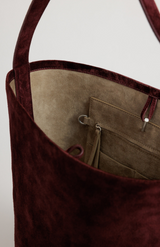 Yu Mei Fire Suede Teresa Tote