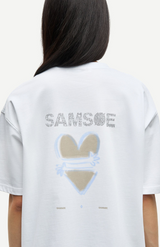 Samsøe Samsøe White Hug Saeira T-Shirt