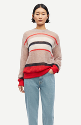 Samsøe Samsøe Greige St. Sarosalia Sweater