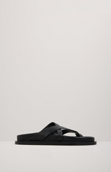 A.Emery Black Lizard Claude Sandal