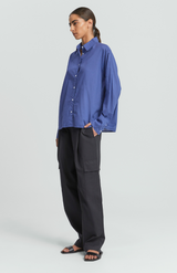 Jac + Jack Fallow Blue Eliot Shirt