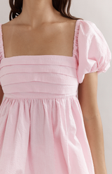 Caitlin Crisp Pink Seersucker Piper Bodice