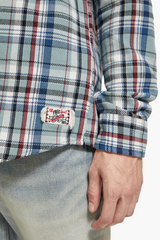 Scotch & Soda Blue & Red Flannel Check Shirt