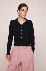 Marle Black Foundations Cardigan