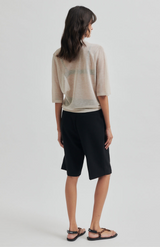 Second Female Brazilian Sand Tinke Knit Polo Cardigan