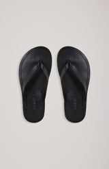A.Emery Black Flora Sandal