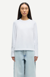 Samsøe Samsøe White Sacamino L/S T-Shirt