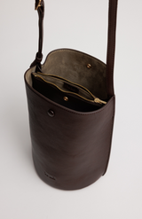 Yu Mei Molasses Lambskin Phoebe Bucket