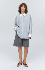 Marle Bleu Stripe Edie Shirt