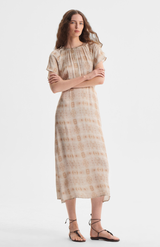 Morrison Print Lucille Midi Dress