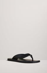 A.Emery Black Flora Sandal