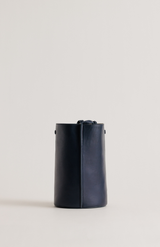Yu Mei Eclipse Navy Lambskin Phoebe Bucket Bag