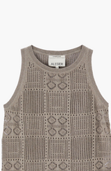 Aleger Flax Star N.2340 Guipure Tank