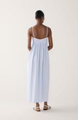 Foemina Blue Stripe Seersucker Viv Dress