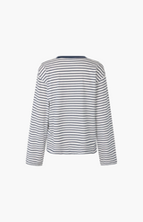 Modström Navy Sky + Soft White HellenMD L/S Top