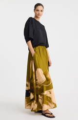 Morrison Moss Print Astra Skirt