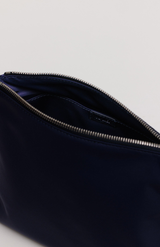 Yu Mei Double Blue Nylon Small Utility Bag