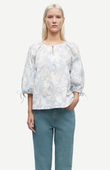 Samsøe Samsøe Peony Egret Samatera Blouse