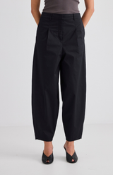 Laing Black Britta Barrel Leg Trouser