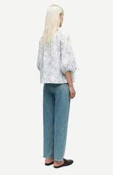 Samsøe Samsøe Peony Egret Samatera Blouse