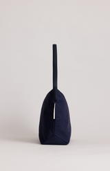 Yu Mei Double Blue Nylon Medium Utility Bag