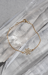 Zoe & Morgan 22k Gold Eternal Bracelet