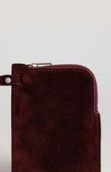 Yu Mei Fire Suede Greta Pouch