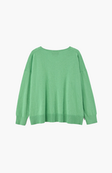 Aleger Grass N.2403 Classic V-Neck Pullover