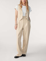 Ba&sh Beige Jessy Top