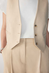 Ba&sh Beige Jessy Top