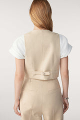 Ba&sh Beige Jessy Top