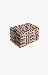Baina Mudbrick + Cream Willis Pool Towel