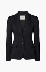 Rabens Saloner Black + Navy Helda Jacket