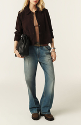 Ba&sh Milas Chocolate Blazer