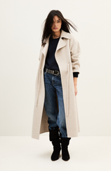 Ba&sh Greige Kate Coat