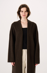 Francie Truffle Cocoon Coat