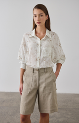 Laing Floral Boyfriend Shirt