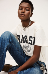 Ba&sh Ioni Co Ecru Tee