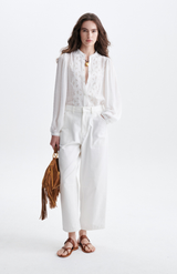 Vanessa Bruno Ecru Haldo Blouse