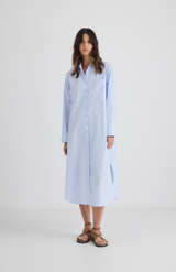 Laing Pale Blue Gillian Shirt Dress