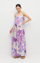 Juliette Hogan Lavender Mist Cotton Aster Emmeline Dress