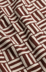 Baina Mudbrick + Cream Torrens Hand Towel