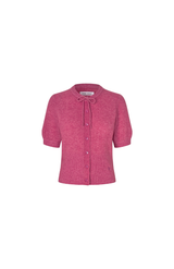 Samsøe Samsøe Red Violet Salora SS Cardigan