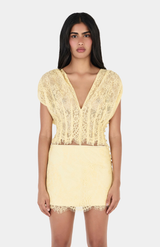 Hansen Butter Ruby Lace Top