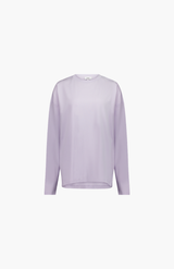 Rebe Powder Lilac Long Sleeve Drop T-Shirt